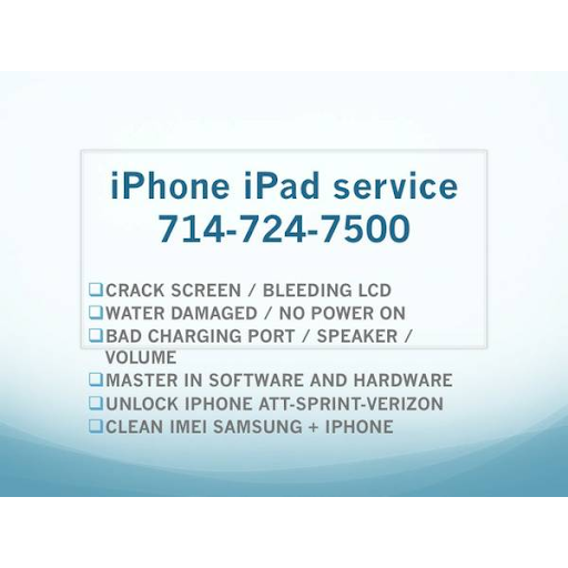 IPHONE SERVICES CELL PHONE REPAIR CRACKED SCREEN GARDEN GROVE CA