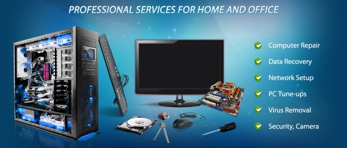 Reparación de Laptops, PCs, Redes y Recuperación de Datos