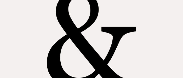 Símbolo Ampersand & Gráfico: Diseño Tipográfico Moderno